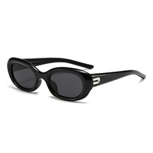 2025新款韩版椭圆形GM墨镜复古街拍港风辣妹遮阳镜女潮网红太阳镜