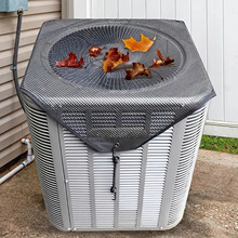 厂家现货室外空调罩主机保护罩户外防落叶防碎屑树脂网空调外机罩