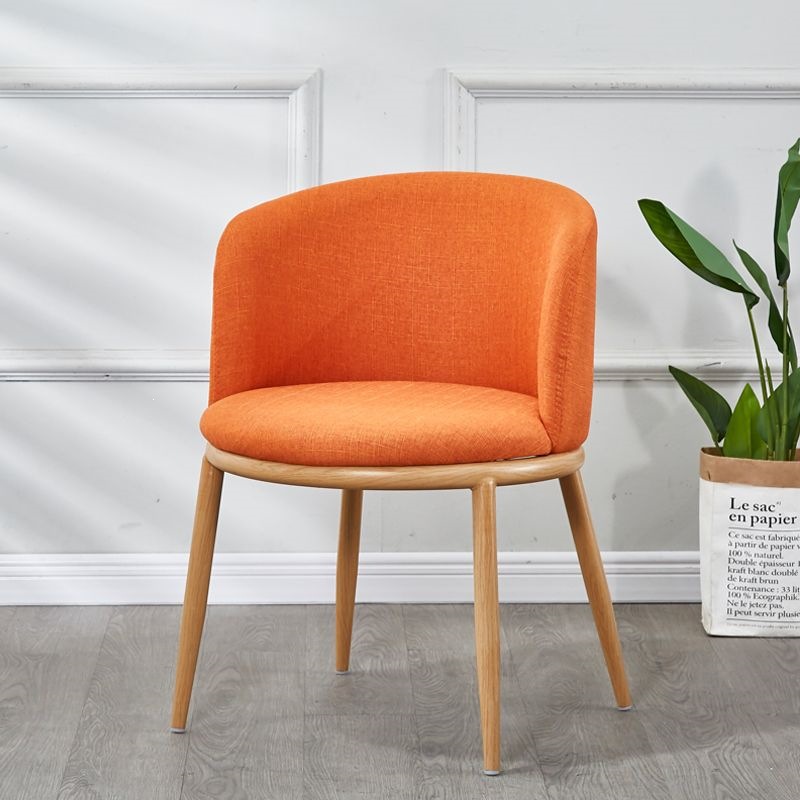 Mesa y silla de madera sólida nórdica, mesa de comedor redonda creativa, mesa de negociación moderna y simple. image 27