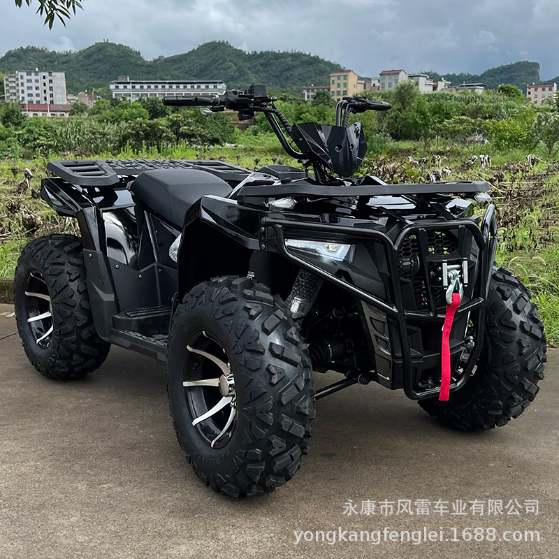 Cuatrimoto Eléctrica ATV 4WD Todoterreno 10000W de Hierro y Plástico con Transmisión por Eje image 4