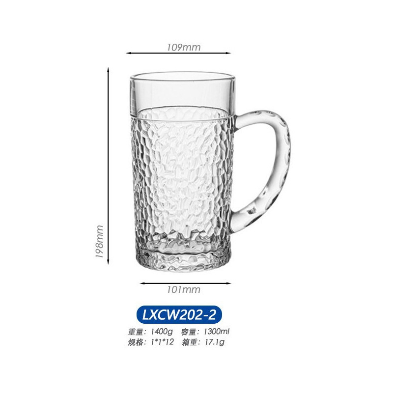 Gran por mayor calaveras taza de sala de estar comedor bar vidrio transparente cerveza con mango cerveza té taza de agua para beber image 26