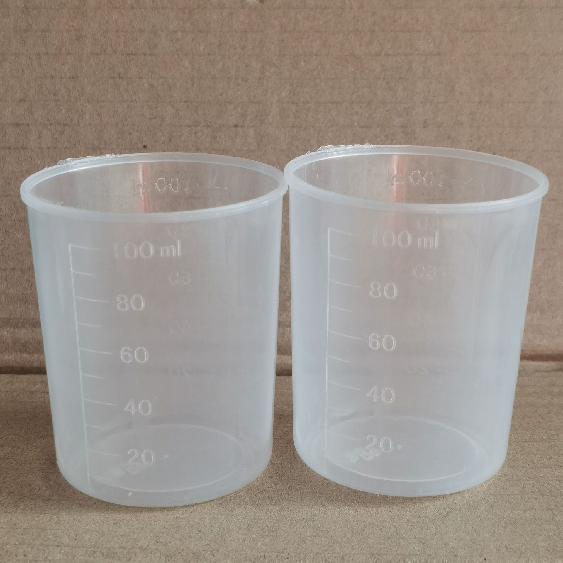 100ml塑料量杯 量筒 烧杯 100毫升带刻度透明量杯实验室烘焙