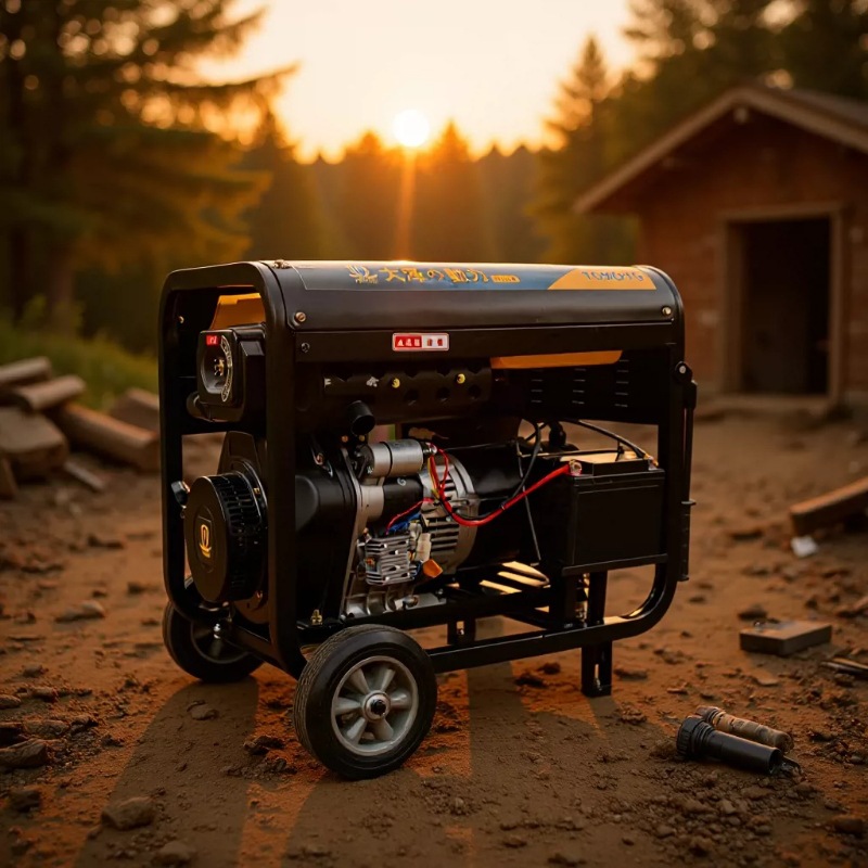 Daizawa Power 3KW grupo generador diesel monofásico 220V fuente de alimentación de emergencia de apagón doméstica TO3800ET-S