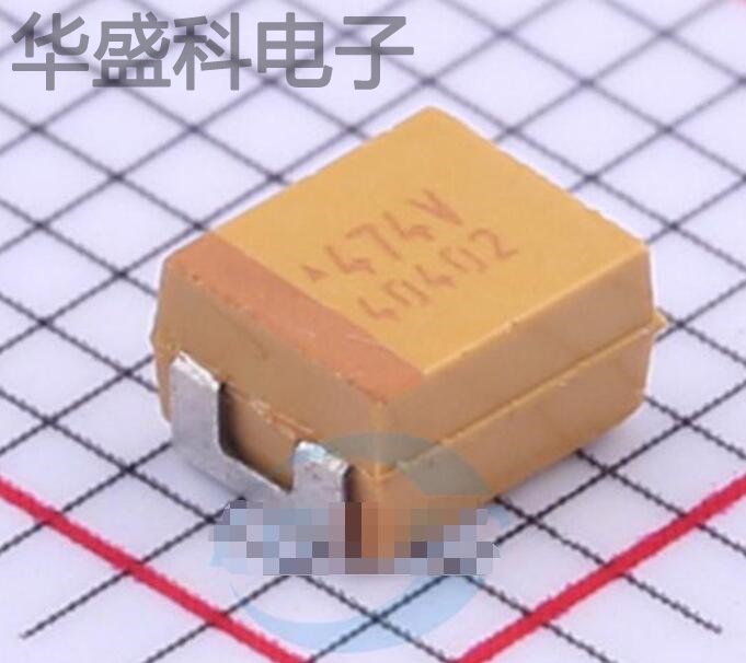 TAJB474K035RNJ 描述 470nF(474) ±10% 35V 钽电容器