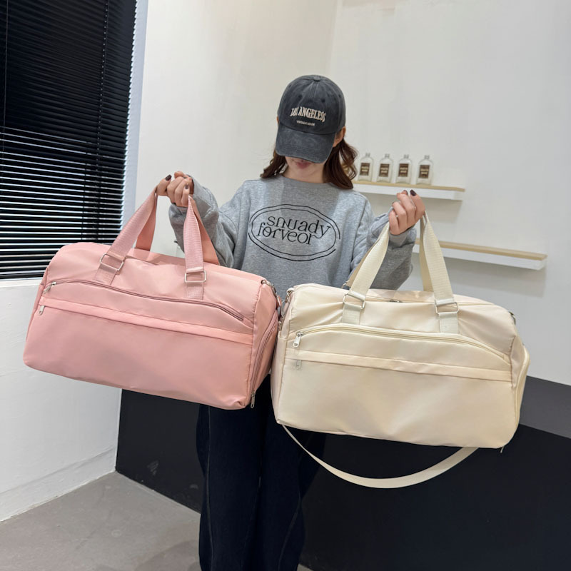 Large Capacity Dry and Wet Separate Independent Shoe Stores Gym Bag Sleeve Handheld Luggage Bag Portable Short-distance Travel Bag