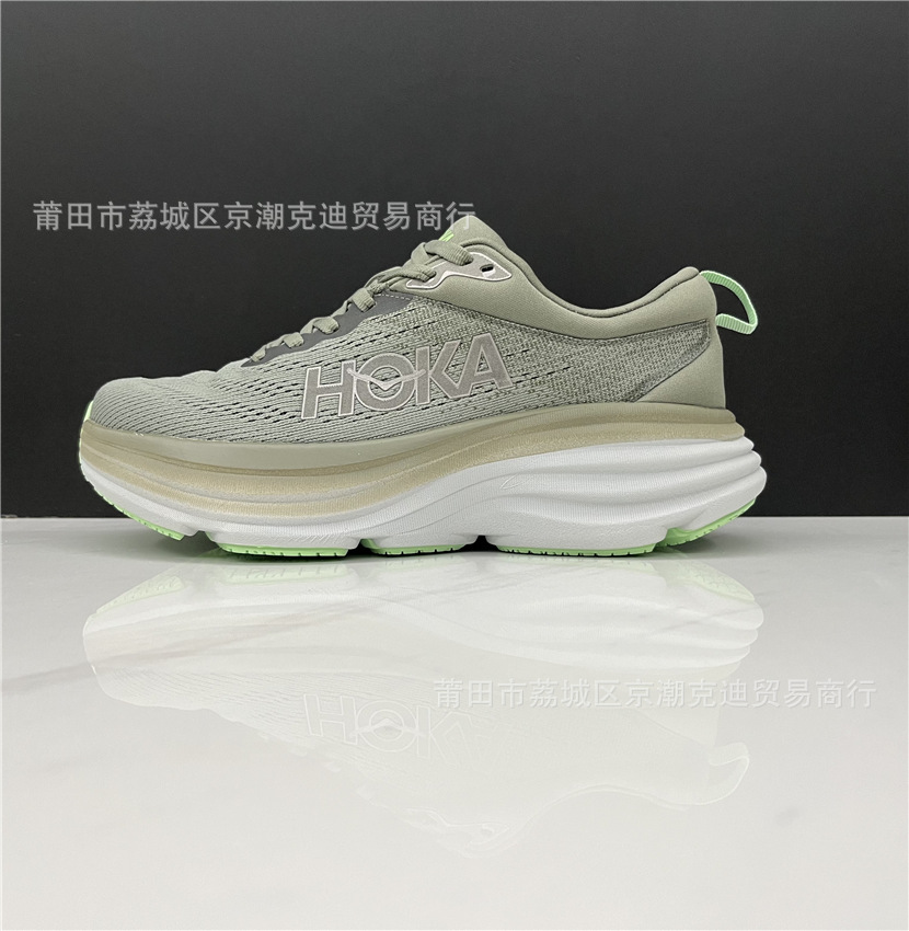 赤カードHOK莆田クロスボーダーbondi 8邦代8男女軽便靴低組カップル百合道路ランニング靴