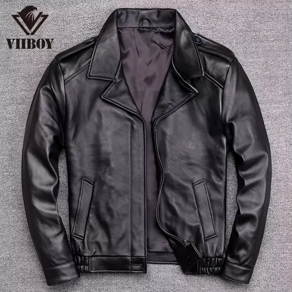 Sheep leather black