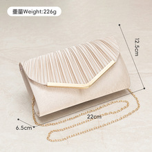 跨境新款女士绸缎晚宴包高档宴会手拿包礼服小方包包时装手提钱包