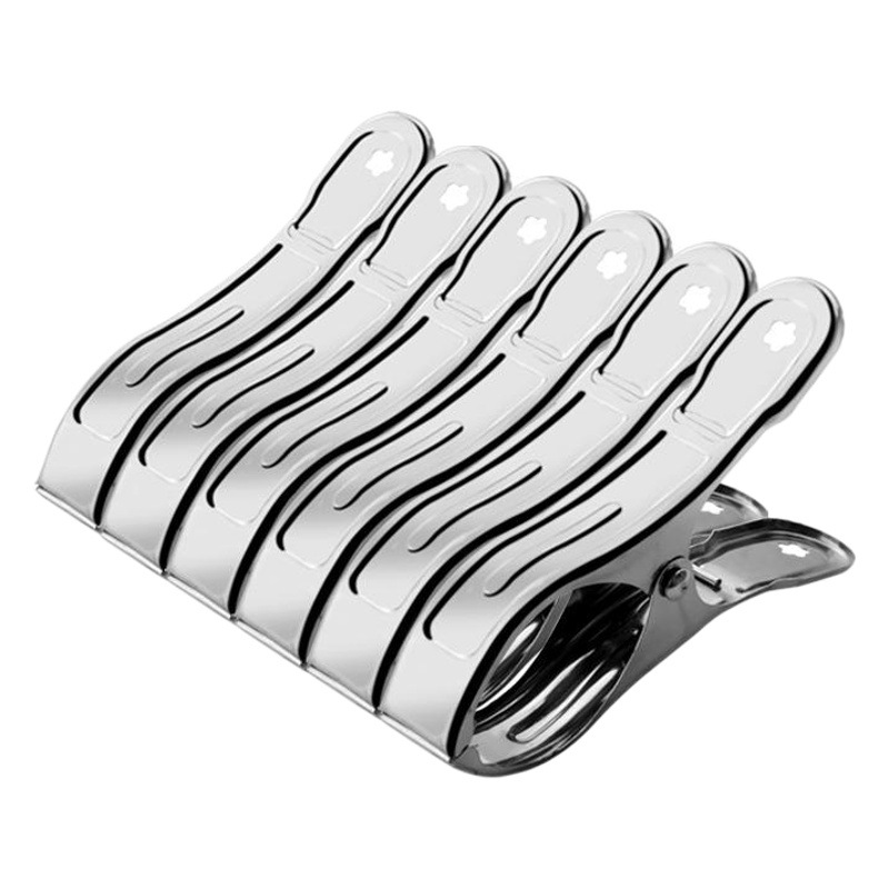 Venta directa de fábrica Clip de acero inoxidable Clip de ropa Clip de edredón Clip de pantalones de secado a prueba de viento Ropa interior Clip de bragas Apertura