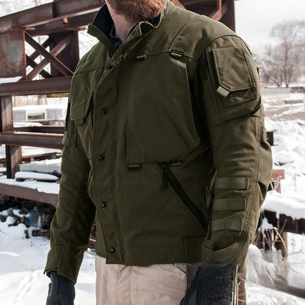 Cross-Border Men's Outdoor Tactical Clothing Windproof, Stab-Proof, Scratch-Resistant and Wear-Resistant High-Quality Motorcycle Jacket Jk005 Black