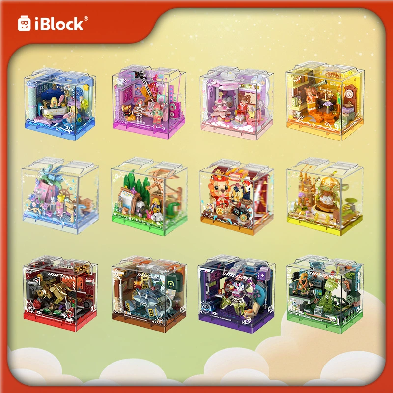 IBLOCK Знаки зодиака, конструктор, игрушка, подарочная коробка