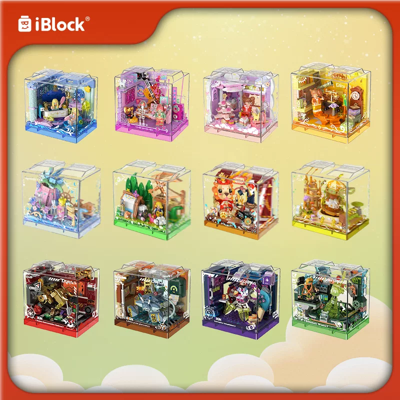 IBLOCK Знаки зодиака, конструктор, игрушка, подарочная коробка