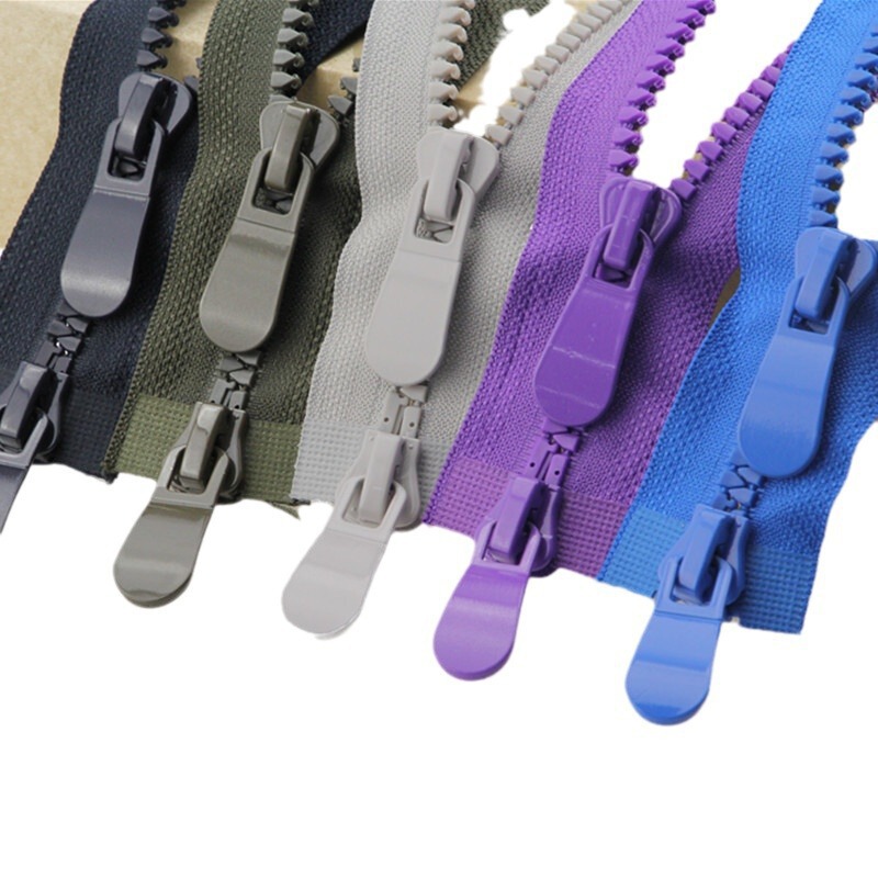 Custom Size 8 and 15 Resin Triangle Zipper for down Jackets, Tents, and Carports, Extra-Large Plastic Zipper