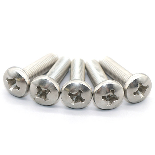 304 stainless steel cross recessed round head screws GB818 semi-round head machine teeth M3M4M5M6M8 cross pan head screws