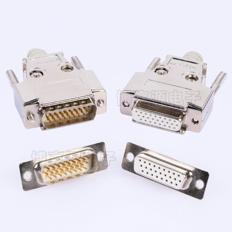 DB26 male female head 3 rows 26 pin welding wire Type 26 pin plug connector DB26 three rows 26p