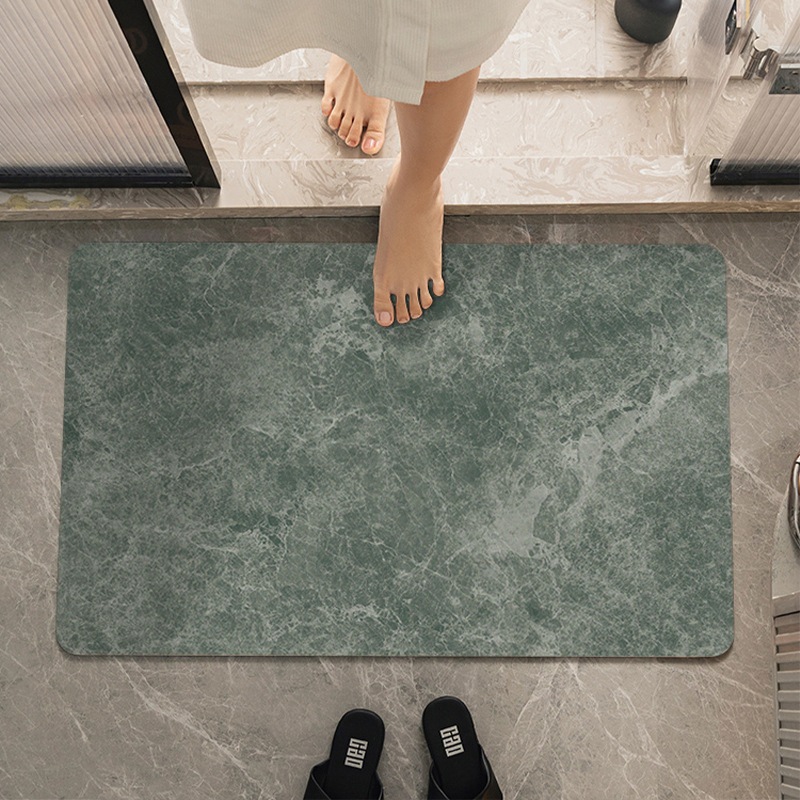 Diatom Mud Floor Mat Absorbent Dirt-resistant Toilet Door Mat Quick-drying Mat High-end Bathroom Floor Mat Anti-slip Mat