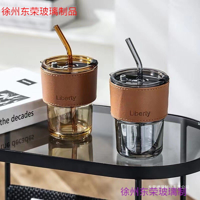 ins taza de bambú taza de bebida taza de café taza de paja de bebida doble taza de oficina taza de regalo de alta temperatura ins viento