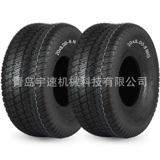 20x800-8割草机无内胎20寸草坪纹小型花园农用车骑乘式割草机轮胎