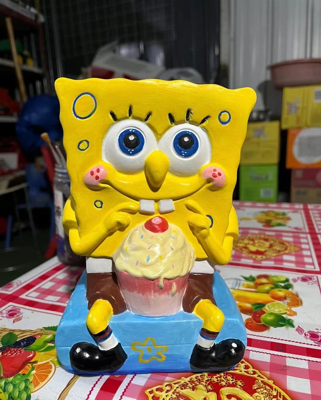 Alcancía de Yeso Grande DIY para Colorear y Pintar para Niños