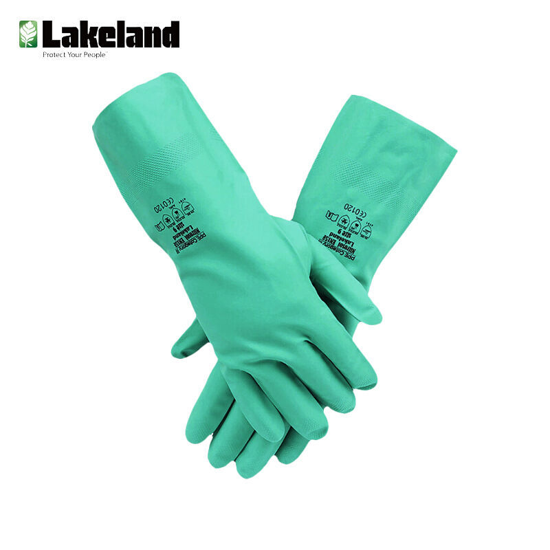 雷克兰耐酸碱丁腈橡胶手套工业防护工业手套