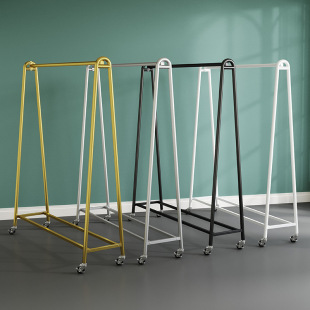 Clothing Store Clothes Hanging Shelf Women's Clothing Display Rack Wedding Photo Studio Display Hanging Coat Rack Household Clothes Hanging Shelf