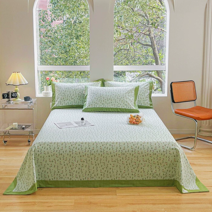 Cotton sheet, non-slip duvet, set, 100% cotton, increased thickness, 3 piece set, wholesale