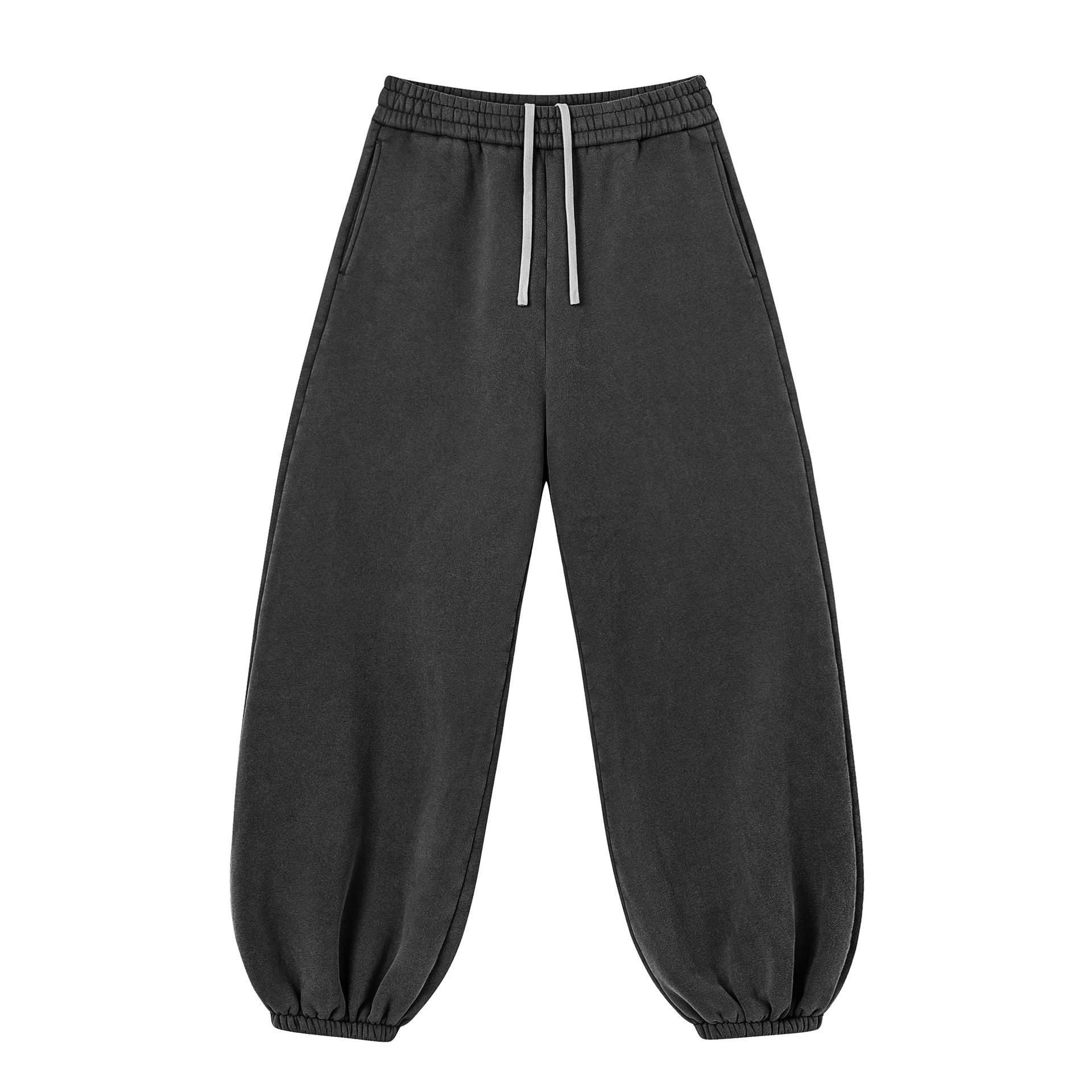 2026 nuevos pantalones de calzado nuevos productos de terciopelo grueso pantalones deportivos ociosos largos de estilo masculino de moda americana pantalones de guardia puros