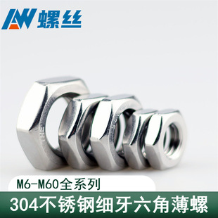 ���N304���P����Ǽ�������ĸ/��ñM10*1.0/M8*0.75/M6*0.75