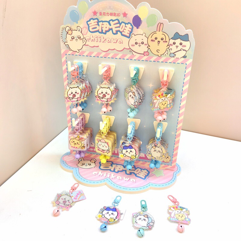 新しい labubu ラブブペンダントアクリルキーホルダー人形バッグ衣類靴と靴下アクセサリー卸売|undefined