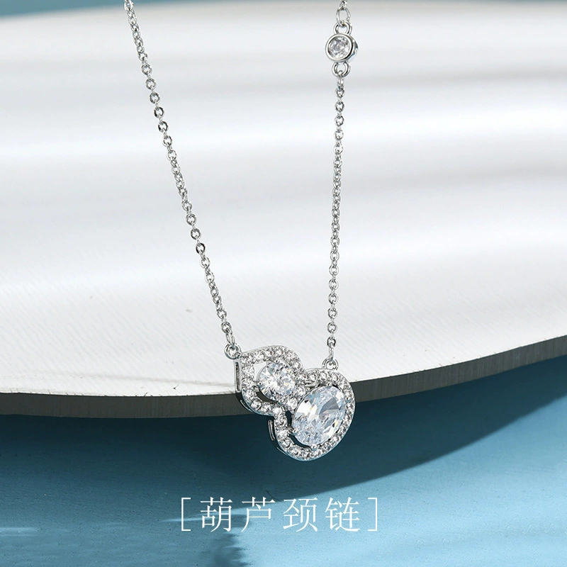 Necklace, design chain for key bag , ethnic pendant, Chinese style, 925 sample silver, high-quality style, ethnic style