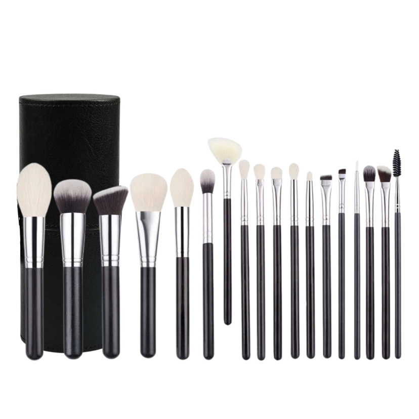 Zonia 20 piezas/15 piezas/30 piezas/42 piezas/24 piezas juego de pinceles de maquillaje cepillo de polvo suelto de pelo de animal venta directa transfronteriza