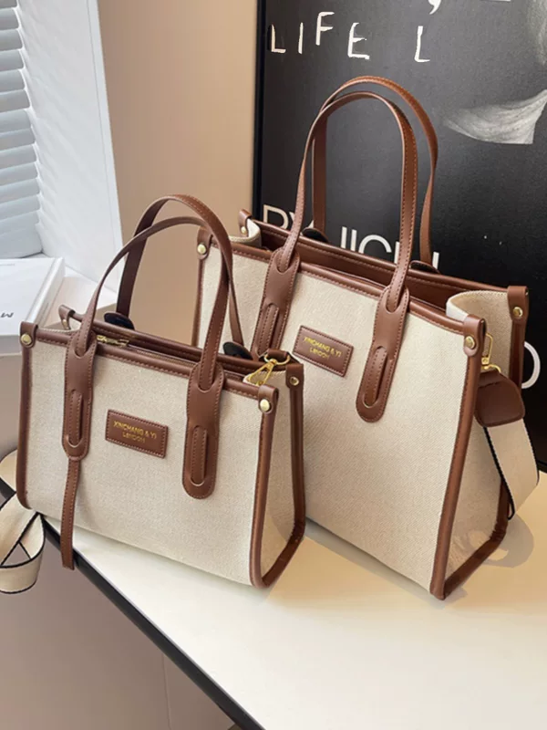 Capacious shopping bag, handheld shoulder bag, 2023 collection