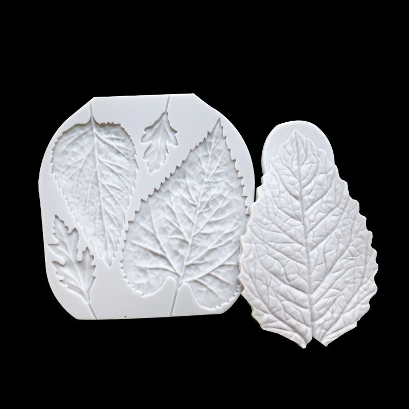 2 piezas flor artificial hoja girasol Margarita hoja fondant molde de silicona ritmo seco postre hornear molde de chocolate