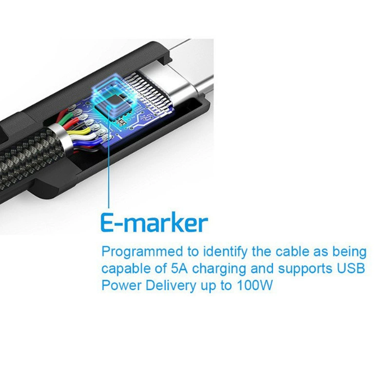 USB 3.1 Type-C на Type-C кабель, кабель передачи данных USB 3.1 мужской к мужскому, видео 4K 10 Гбит/с