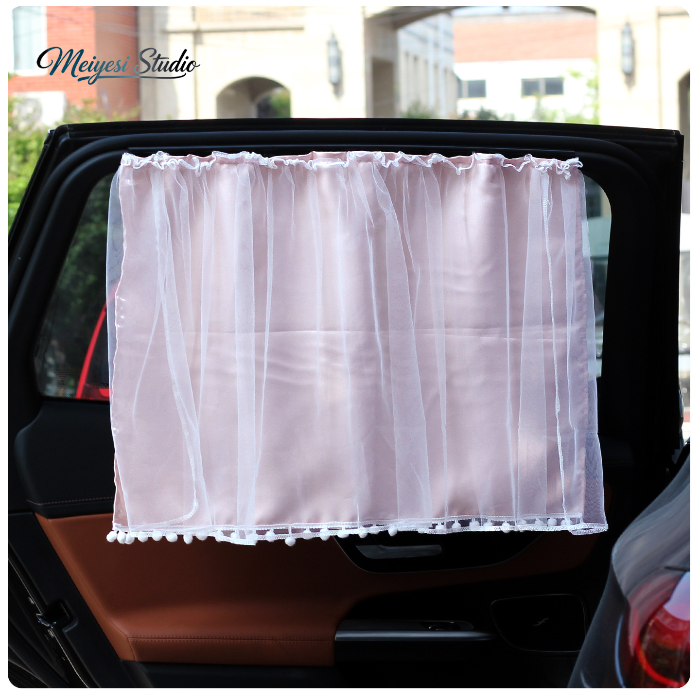 2026 cortinas de automóviles cortina solar para automóviles de bebé cortina solar para ventanas laterales cortina solar de cristal satin cortina solar image 8