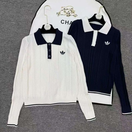 26 long-sleeve knitted polo collar sweater, new autumn and winter fashion, loose casual top, real shot 26 long-sleeve knitted polo collar sweater, new autumn and winter fashion, loose casual top, real shot