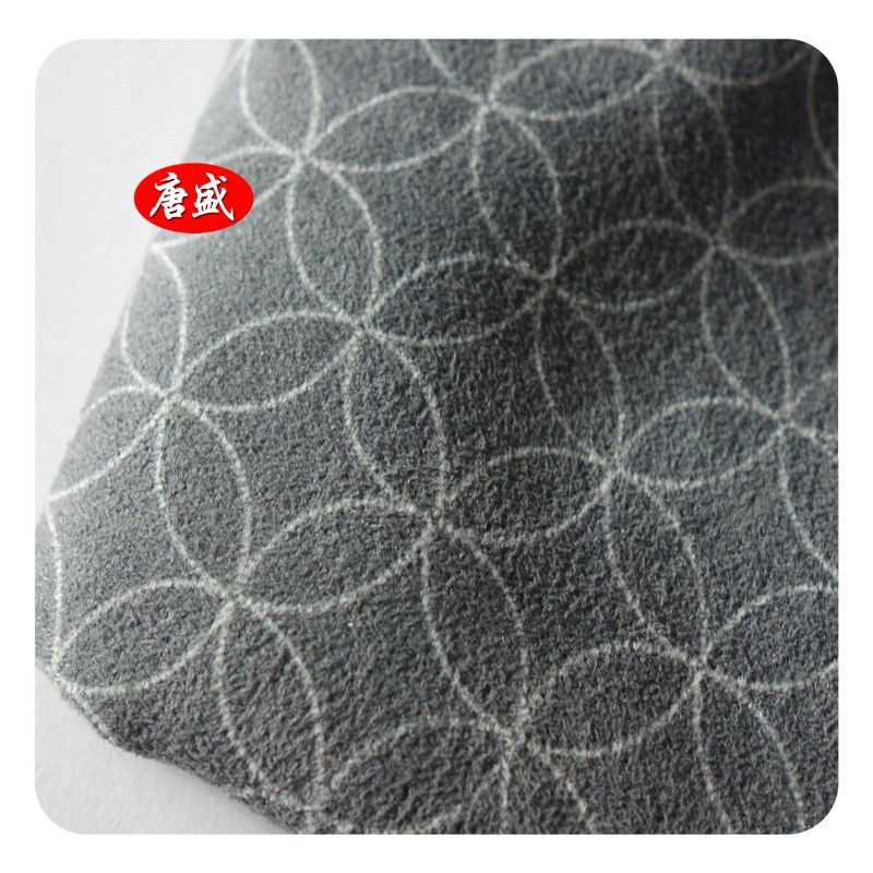 RPET麂皮绒印花家纺面料 数码印花130gsm麂皮绒面料 量大从优