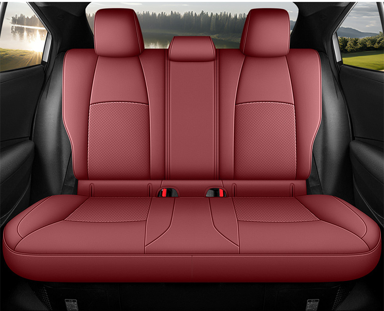 For Corolla 14-23 Car Seat Cover Leather Seat Cushion