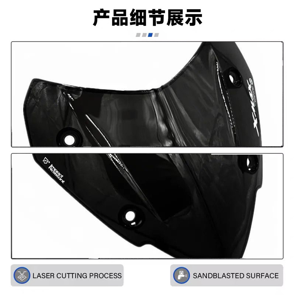 Suitable for 17-22 Models of Yamaha Xmax300 Modified Original Sports-Style Front Windshield Accessories