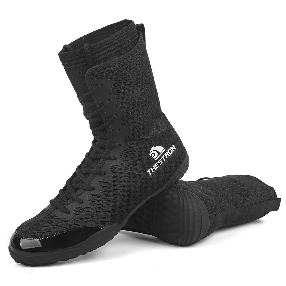 Sports shoes for wrestling for men and women, boxing breathable footwear