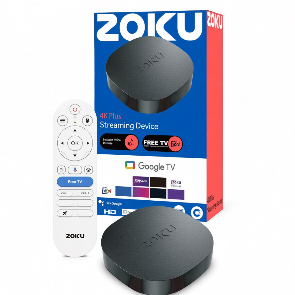 Zoku Cross-Border New Tv Player C5 Smart Voice Assistant 8Gb Dual-Band Wifi Bufferless Tv Box