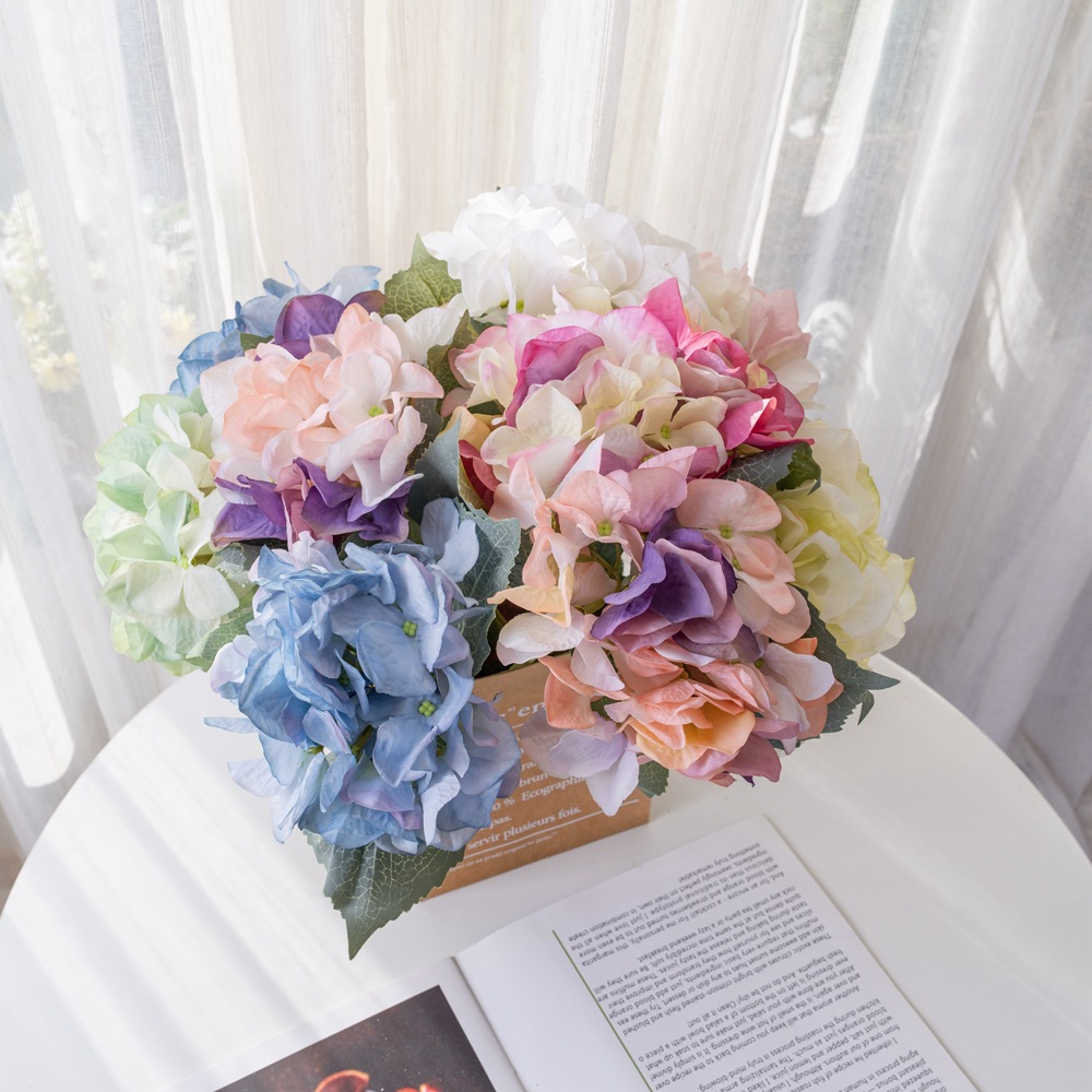 仿真花工藝品韓系繡球居家裝飾仿真植物假花婚慶廠家批發DY1-554A