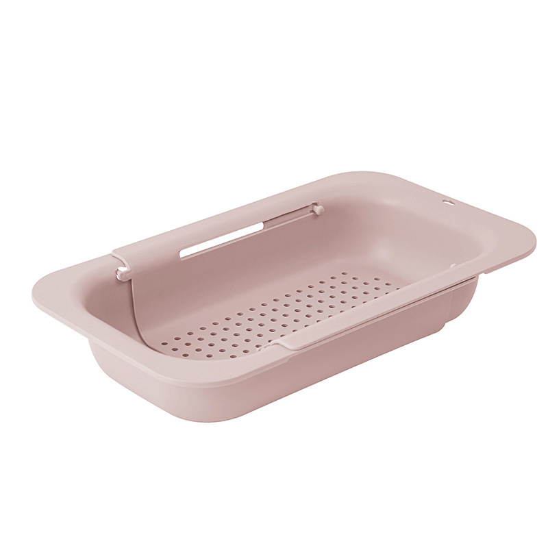 用品 水槽伸縮式水切りかご 正方形水切りボウルラック プラスチック製野菜洗い桶 収納かご 水切りラック 洗い桶|undefined