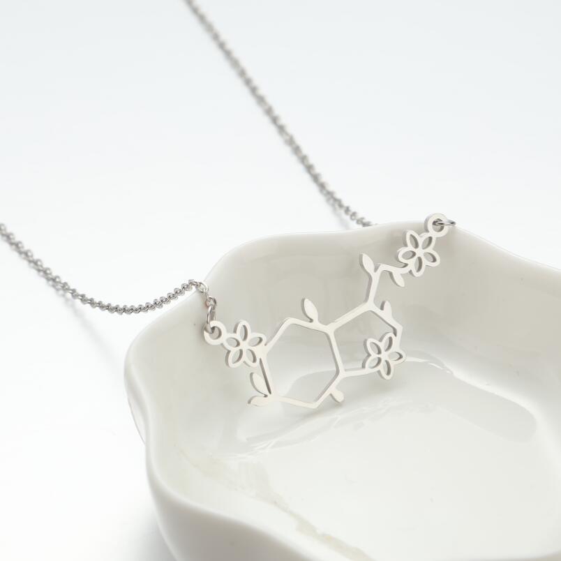 1 Piece Retro Geometric Stainless Steel Titanium Steel Irregular Plating Necklace_colorza_2