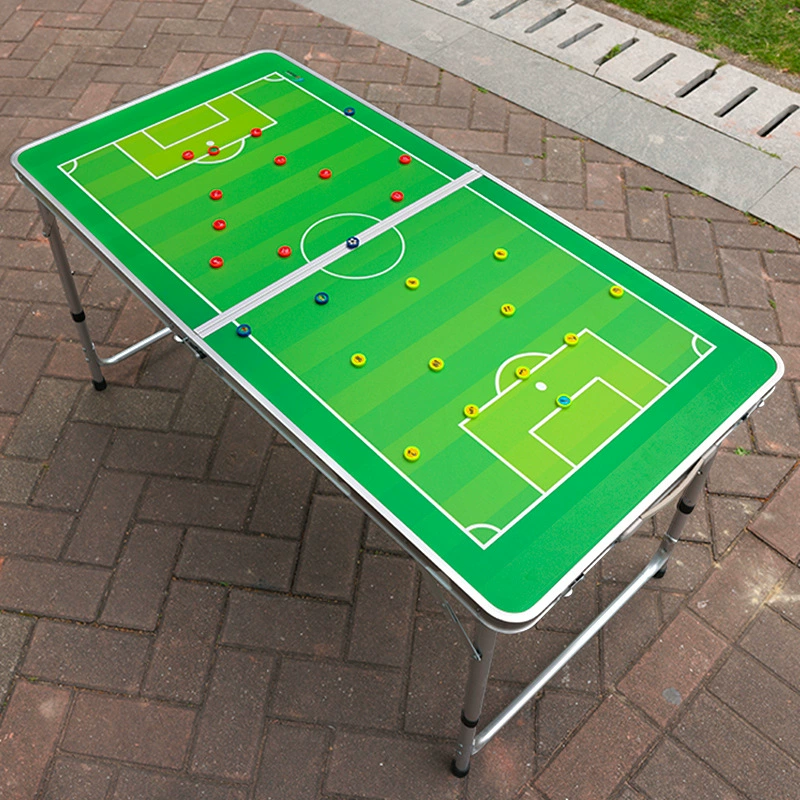 Настольная магнитная футбольная тактическая доска 120cm складная портативная тренировочная тренировка