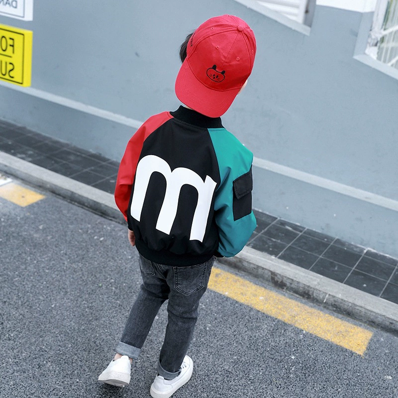 荟八季 (Cross-border trading), summer clothing, children's jacket, baseball uniform, Korean style, 1-8 years