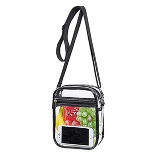 New Fashion Shoulder Transparent PVC Change Mobile Phone Bag Waterproof Bag Women's Jelly Bag All-match Crossbody Small Bag
