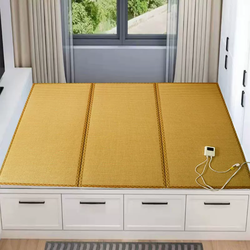 包邮榻榻米垫子定制石墨烯电加热日式家用塌塌米床椰棕炕地垫