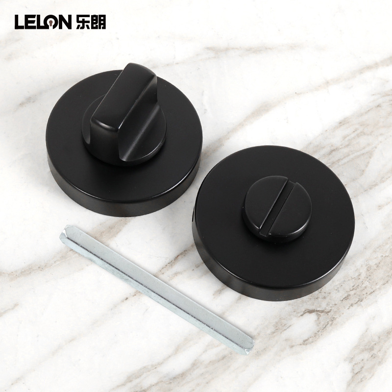 Aleación de zinc redonda cerradura de mano cerradura de mano cerradura de mano cerradura de puerta de hotel accesorios de cerradura de puerta de baño