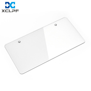 Car License Plate Frame License Plate Frame Transparent White Plane Modified License Plate Frame License Plate Cover License Plate Frame Anti-Collision and Durable